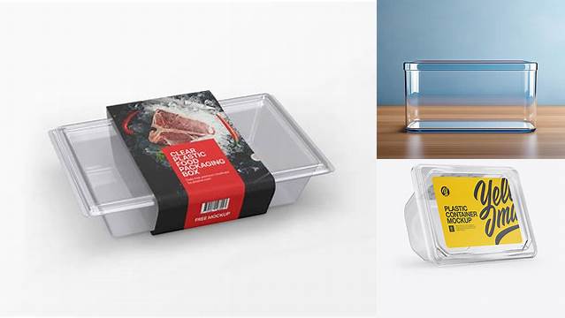 5900+ Transparent Plastic Container Mockup Free PSD