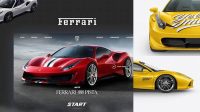 5905+ Ferrari Mockup Mockup PSD