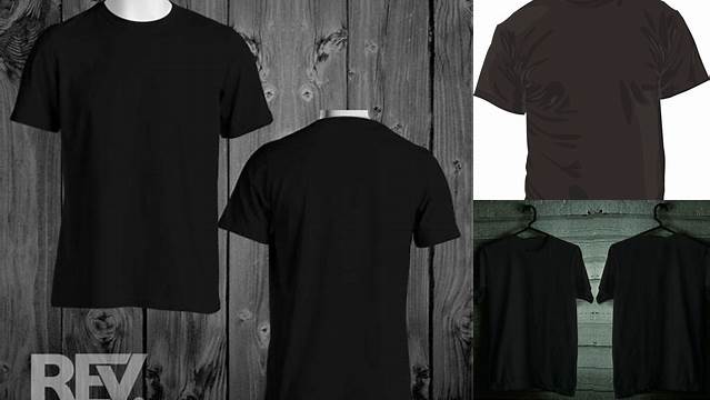 5906+ Download Mockup Kaos Hitam Polos Depan Belakang Psd Smart PNG Image