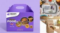 5909+ Lunch Box Mockup Advanced Editable Template Free