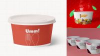 591+ Paper Bowl Mockup Exclusive PSD Design Freebie