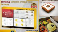 5911+ Mockup Box Nasi Advanced Photoshop Design Free