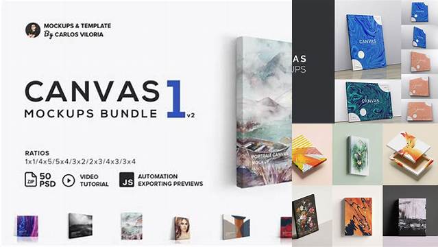 5912+ Canvas Mockup Generator For Free Download