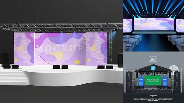 5912+ Stage Mockup Psd Free Easy Editable