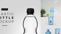 5917+ 5L Clear PET Bottle PSD Mockup Free PSD Mockup Resource