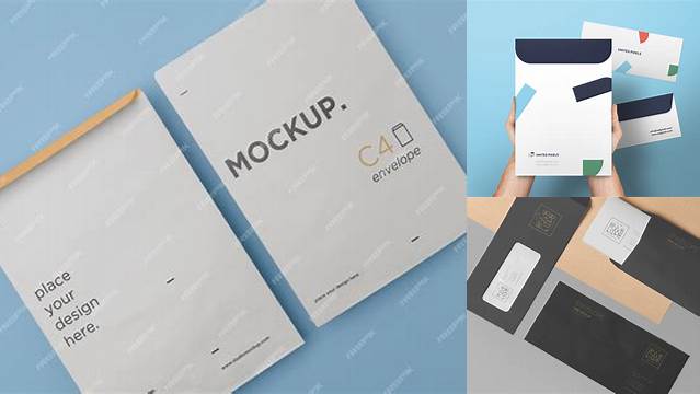 592+ Envelope A4 Mockup Free Editable PSD File