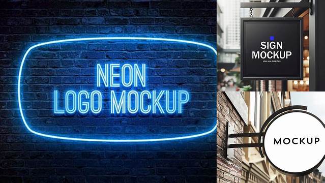 5928+ Neon Box Mockup Psd Free Professional PSD Download