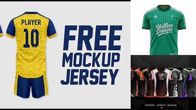 5932+ Jersey Mockup Cdr Professional PSD Mockup