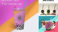 5933+ Bubble Tea Mockup Creative PSD Templates