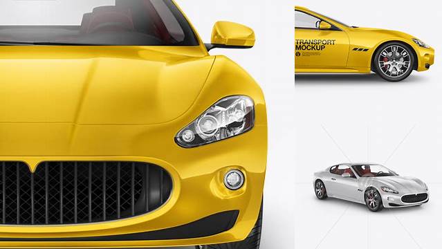 5951+ Maserati GT PSD Mockup Side View Include TIFF