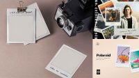 5951+ Polaroid Mockup Free Psd Digital Download