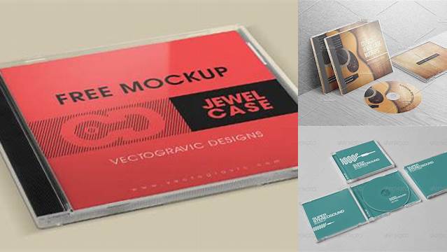 5952+ Jewel Case Template Psd Fully Layered Photoshop Freebie