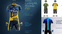 5957+ Cycling Kit Mockup For Free Download