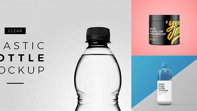 596+ Plastic Matte Bottle PSD Mockup PSD Free Download