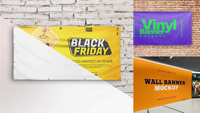 5960+ Vinyl Banner Mockup Mockup PSD Free Download