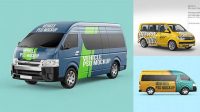 5965+ Minibus Mockup Free Best for Showcase