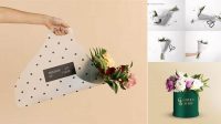 5967+ Flower Wrap Mockup Premium Quality Freebie