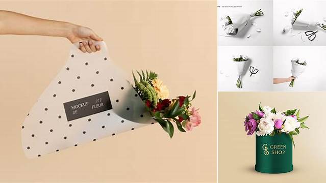 5967+ Flower Wrap Mockup Premium Quality Freebie