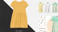 5971+ Kids Dress Mockup Include TIFF