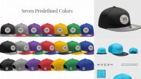 5972+ Snapback Cap PSD Mockup Download Free Premium Design PSD