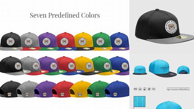 5972+ Snapback Cap PSD Mockup Download Free Premium Design PSD