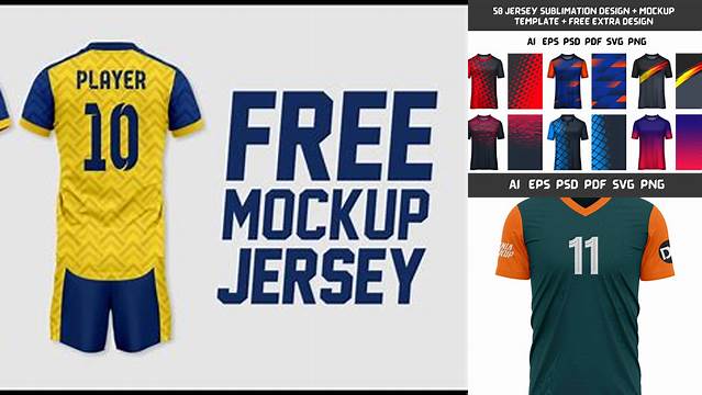 5973+ Mockup Jersey Corel Customizable PSD Templates