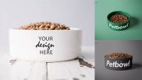 5974+ Pet Bowl Mockup Include TIFF