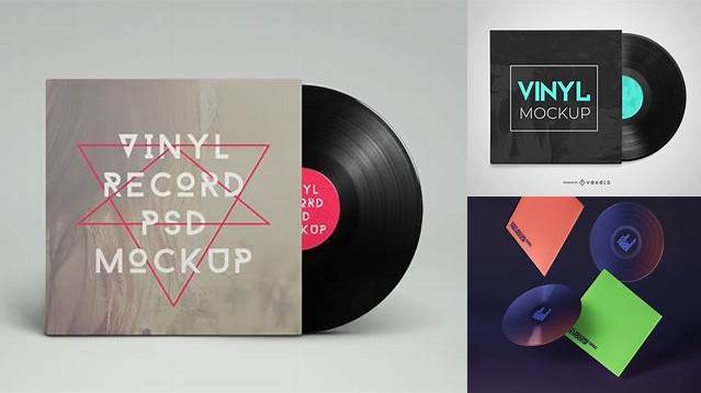 5984+ Vinyl Mockup Generator PSD Download