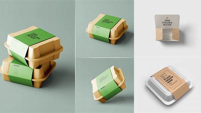 5990+ Food Box Mockup High Resolution