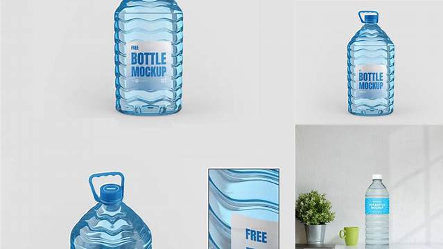 5991+ 5L PET Bottle PSD Mockup Elegant and Stylish Mockup