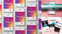 5998+ Instagram Mockup Free Modern Photoshop Resource