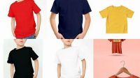 600+ Mockup Kaos Anak PSD Free Download