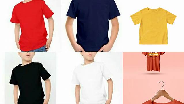 600+ Mockup Kaos Anak PSD Free Download