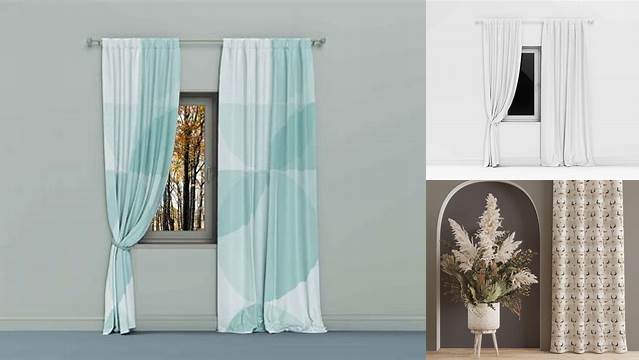 6000+ Free Curtain Mockup PSD Free Download