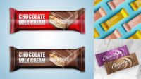 6002+ Chocolate Bar Mockup Free Editable and Customizable PSD