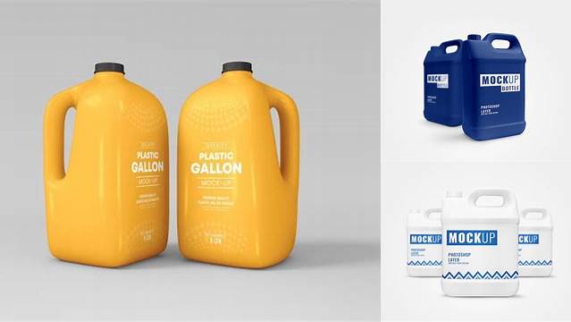 6003+ Mockup Galon High-Quality Editable PSD