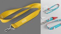 6004+ Lanyard Mockup Free Download Easy-to-Edit Photoshop Freebie