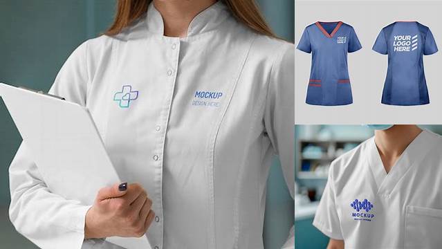 6004+ Medical Uniform Mockup PSD Free Download