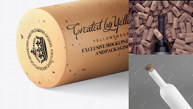 6006+ Wine Cork Mockup Include TIFF