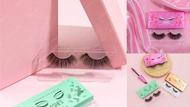 6007+ Eyelashes Box Mockup High-Quality PSD Files