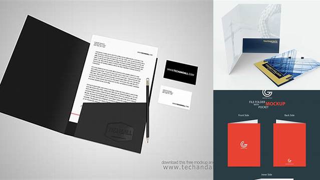 601+ Pocket Folder Mockup Free Graphic Design Resource