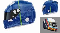 6010+ F1 Helmet PSD Mockup Half Side View Customizable Layered Design PSD