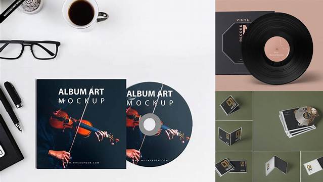 6011+ Album Mockup Psd Include TIFF