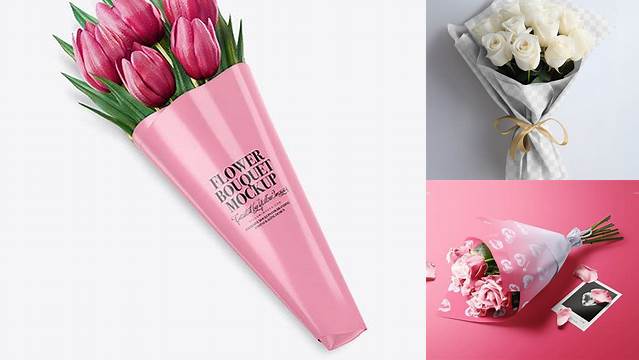 6011+ Flower Bouquet Mockup High Resolution