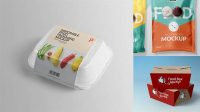 6015+ Paper Food Packaging Mockup Download Free