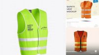 6015+ Safety Vest Mockup Psd Free PSD Download