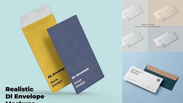 602+ Dl Envelope Mockup PSD Download