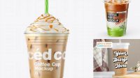 6022+ Ice Coffee Cup Mockup Free Creative Design