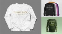 6025+ Long Sleeve T Shirt Mockups Free PSD