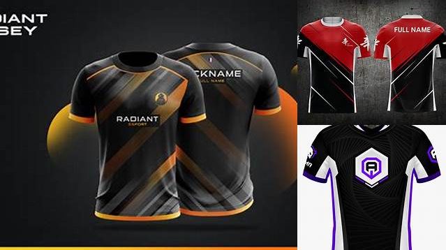 6026+ Esport Jersey Template Psd Easy Editable